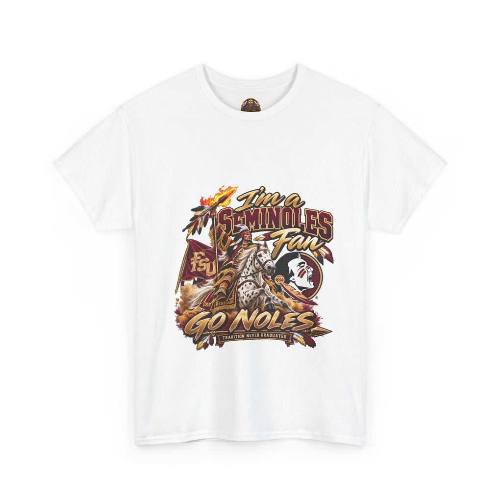 Florida State Seminoles Fan T‑Shirt – “Go Noles” Vintage Football Tee