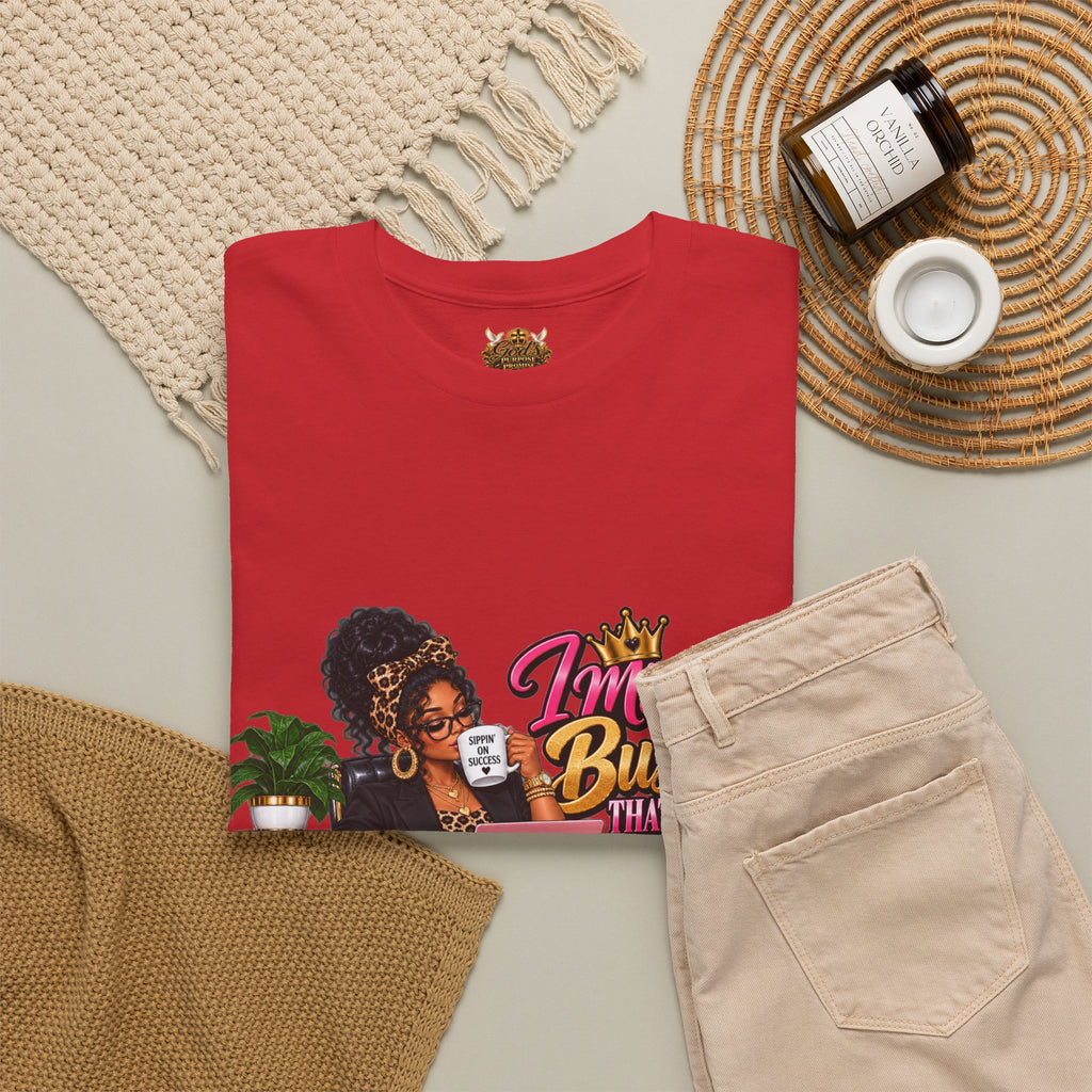 Boss Woman Tee – "Mind the Business, Baby Pays Me" Graphic T-Shirt