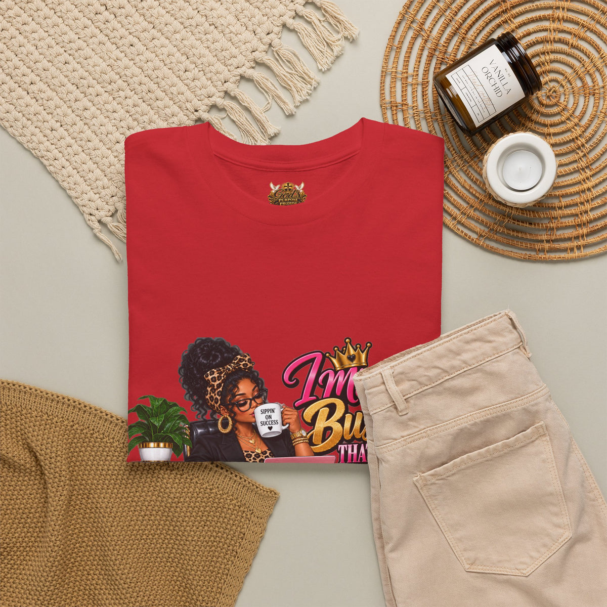 Boss Woman Tee – "Mind the Business, Baby Pays Me" Graphic T-Shirt