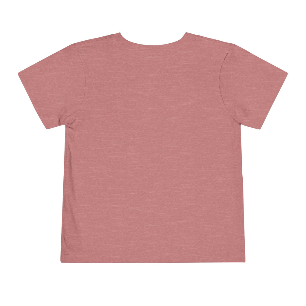 Toddler Tee — "I'm God's Little King" Christian Lion Graphic Shirt