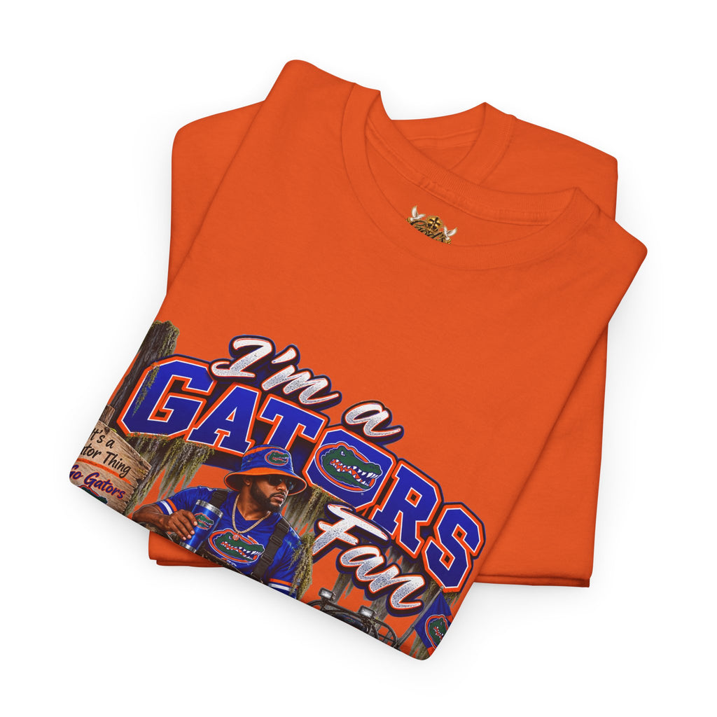Gators Fan T-Shirt – “I’m a Gators Fan / Gator For Life” Swamp Football Tee