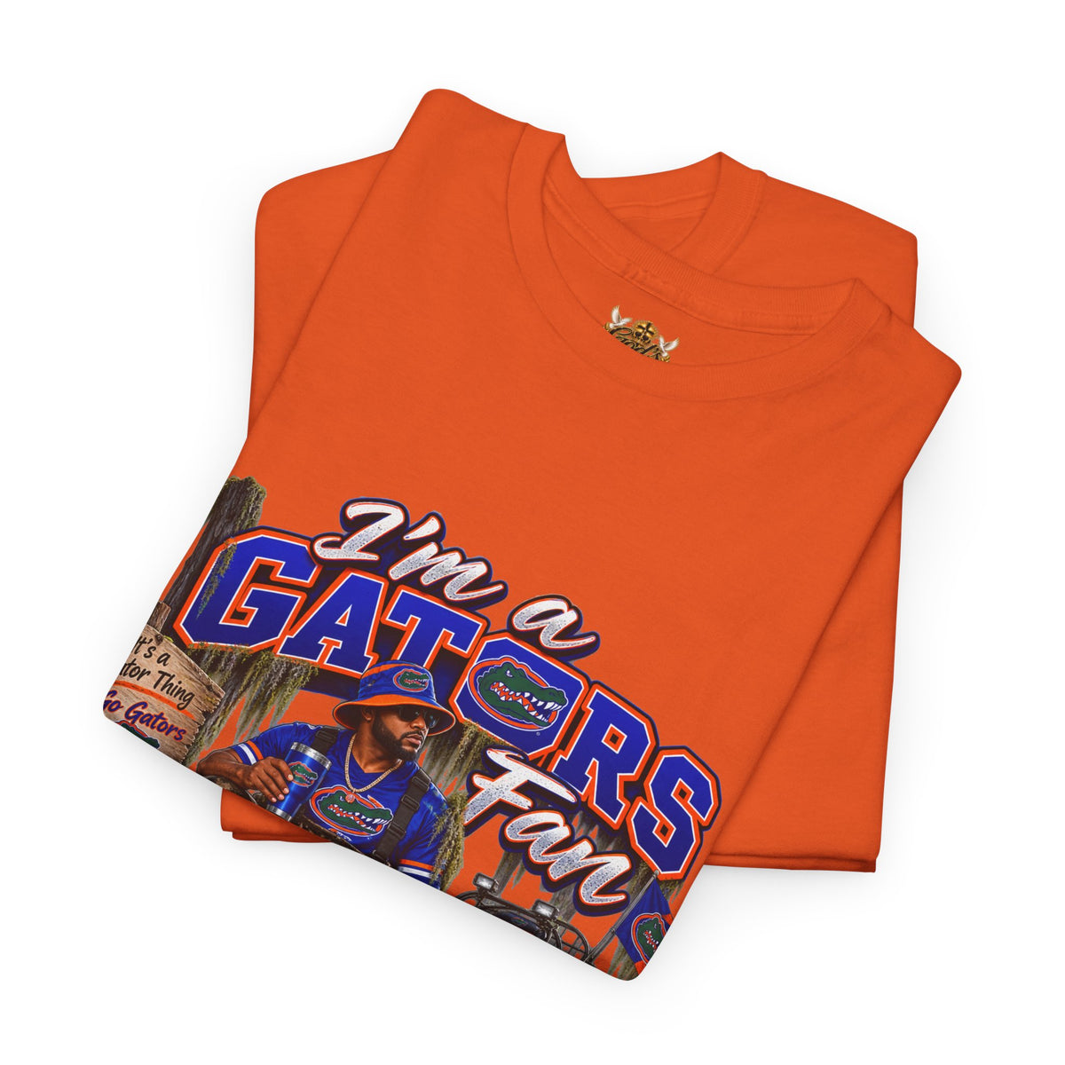 Gators Fan T-Shirt – “I’m a Gators Fan / Gator For Life” Swamp Football Tee