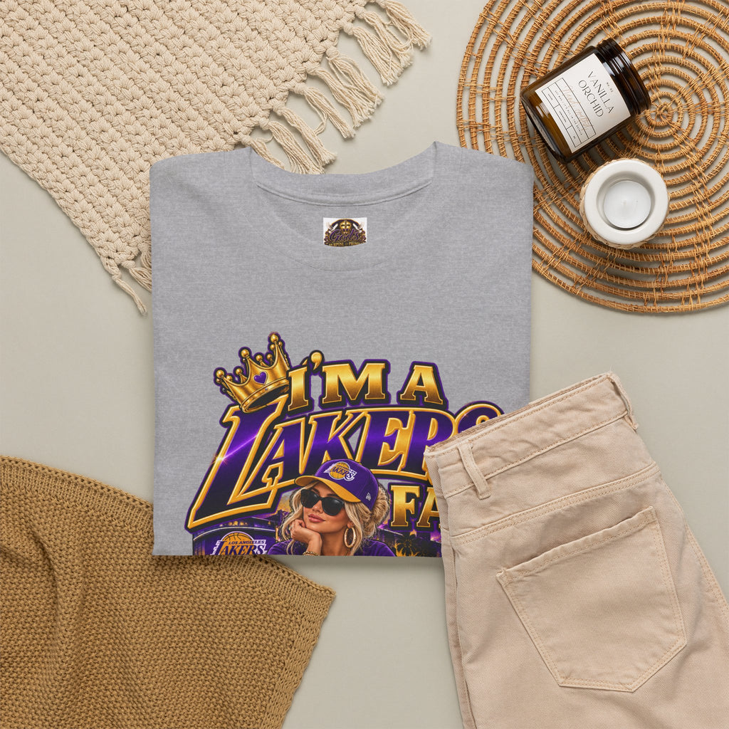 Lakers Fan T-Shirt — "I’m a Lakers Fan" Front & "Lakers For Life" Back