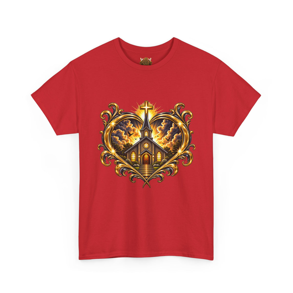 Church Heart Tee — "Church in the Heart of the City" Christian Graphic T-Shirt