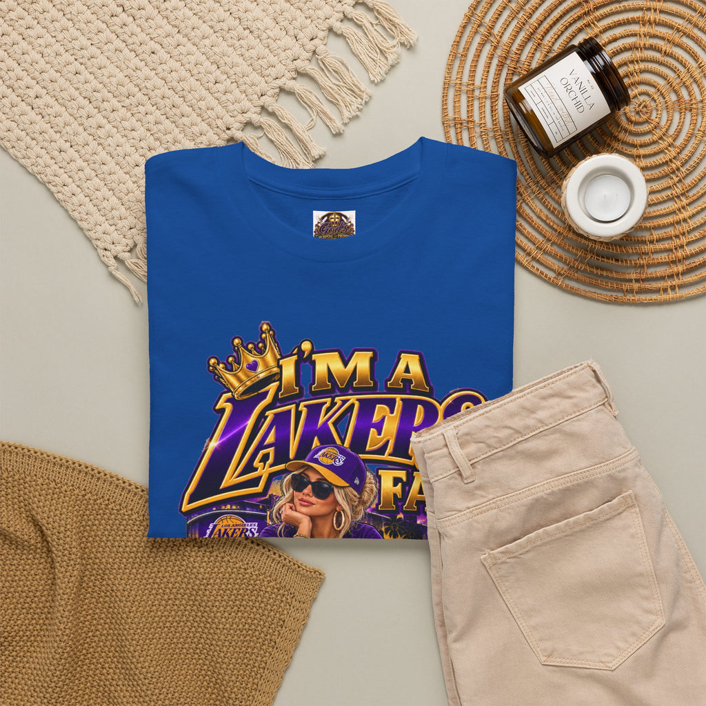Lakers Fan T-Shirt — "I’m a Lakers Fan" Front & "Lakers For Life" Back