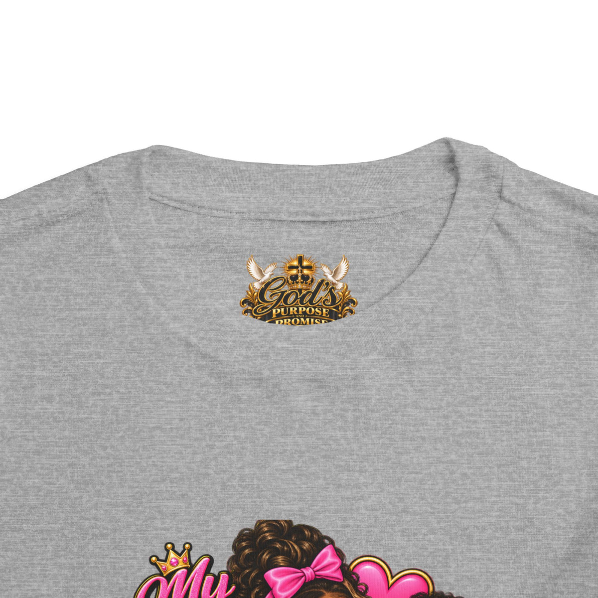 Toddler Tee — “My Mom Calls Me Her Little Princess” Cute Pink Princess Graphic