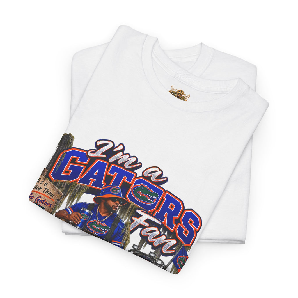 Gators Fan T-Shirt – “I’m a Gators Fan / Gator For Life” Swamp Football Tee