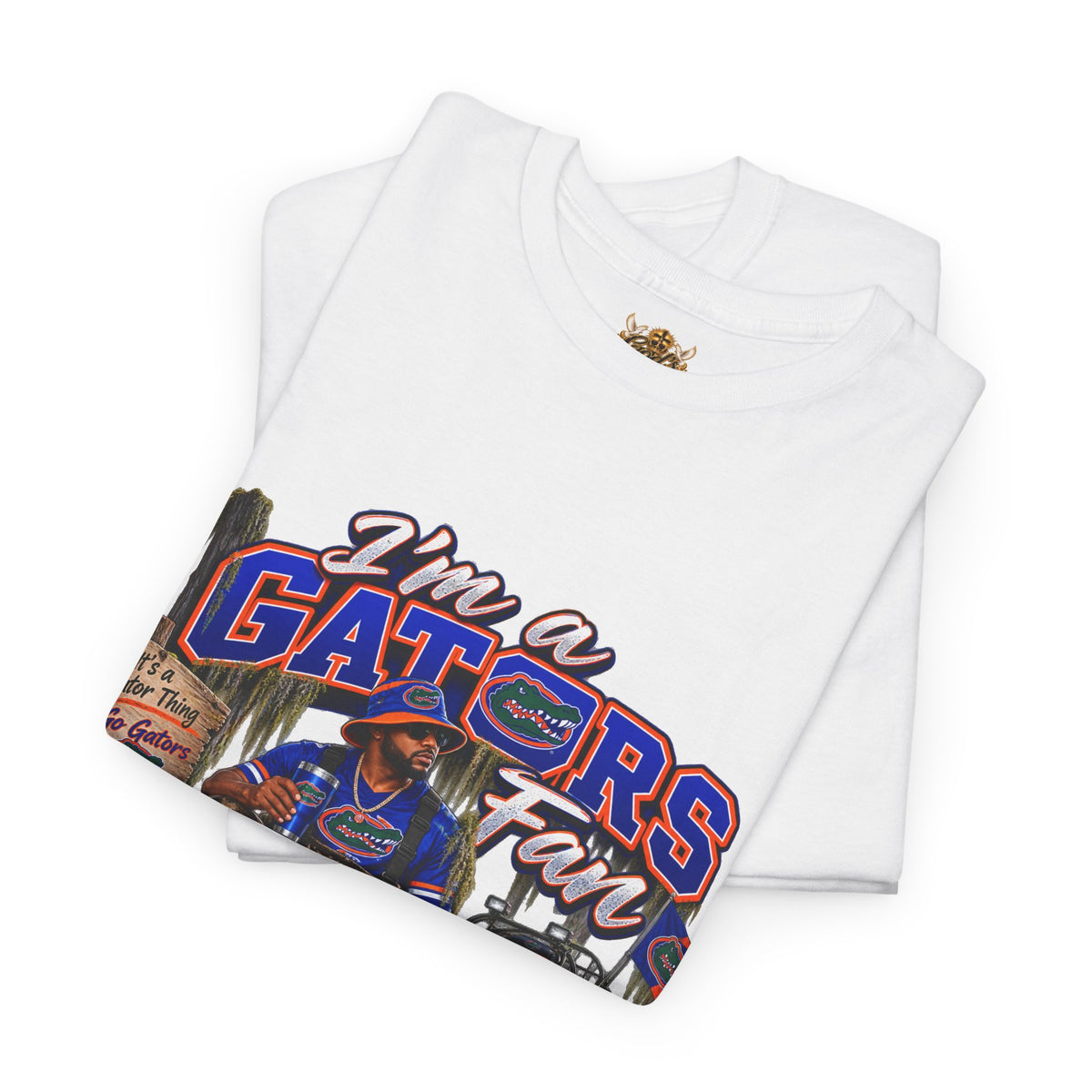 Gators Fan T-Shirt – “I’m a Gators Fan / Gator For Life” Swamp Football Tee