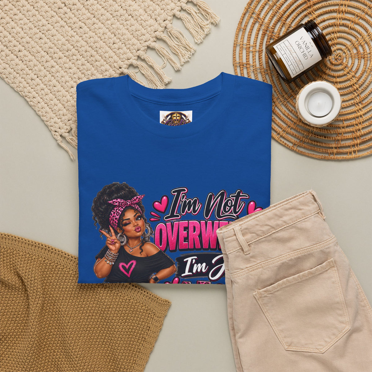 “I’m Not Overweight I’m Just A Lot To Love” Plus-Size Empowerment T-Shirt
