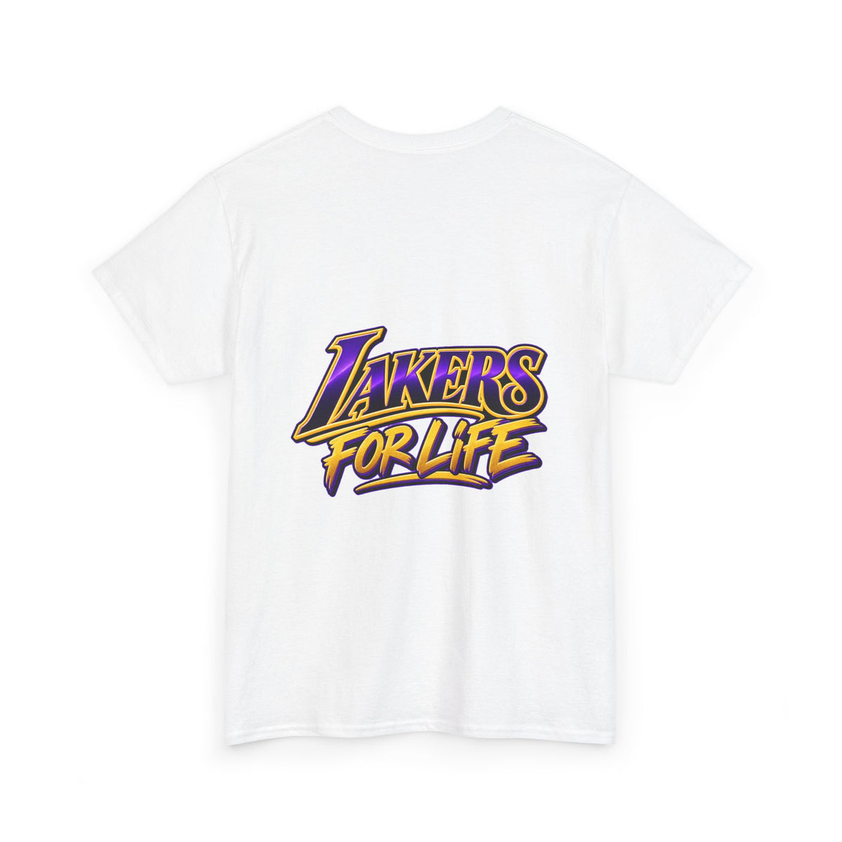 Lakers Fan T-Shirt — "I’m a Lakers Fan" Front & "Lakers For Life" Back