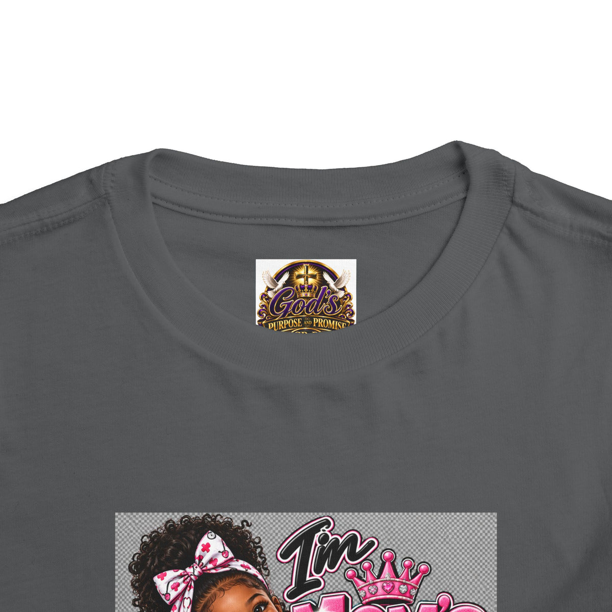 Toddler Tee - "I'm Mom's Little Doctor" Cute Kids Medical Play Graphic Shirt