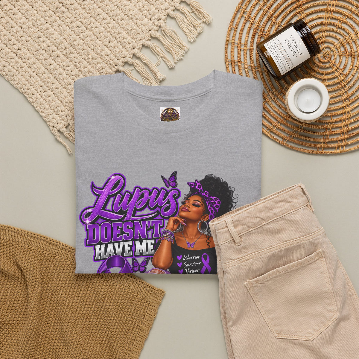 Lupus Awareness T‑Shirt — "Lupus Doesn't Have Me, I Have Lupus" Empowerment Tee