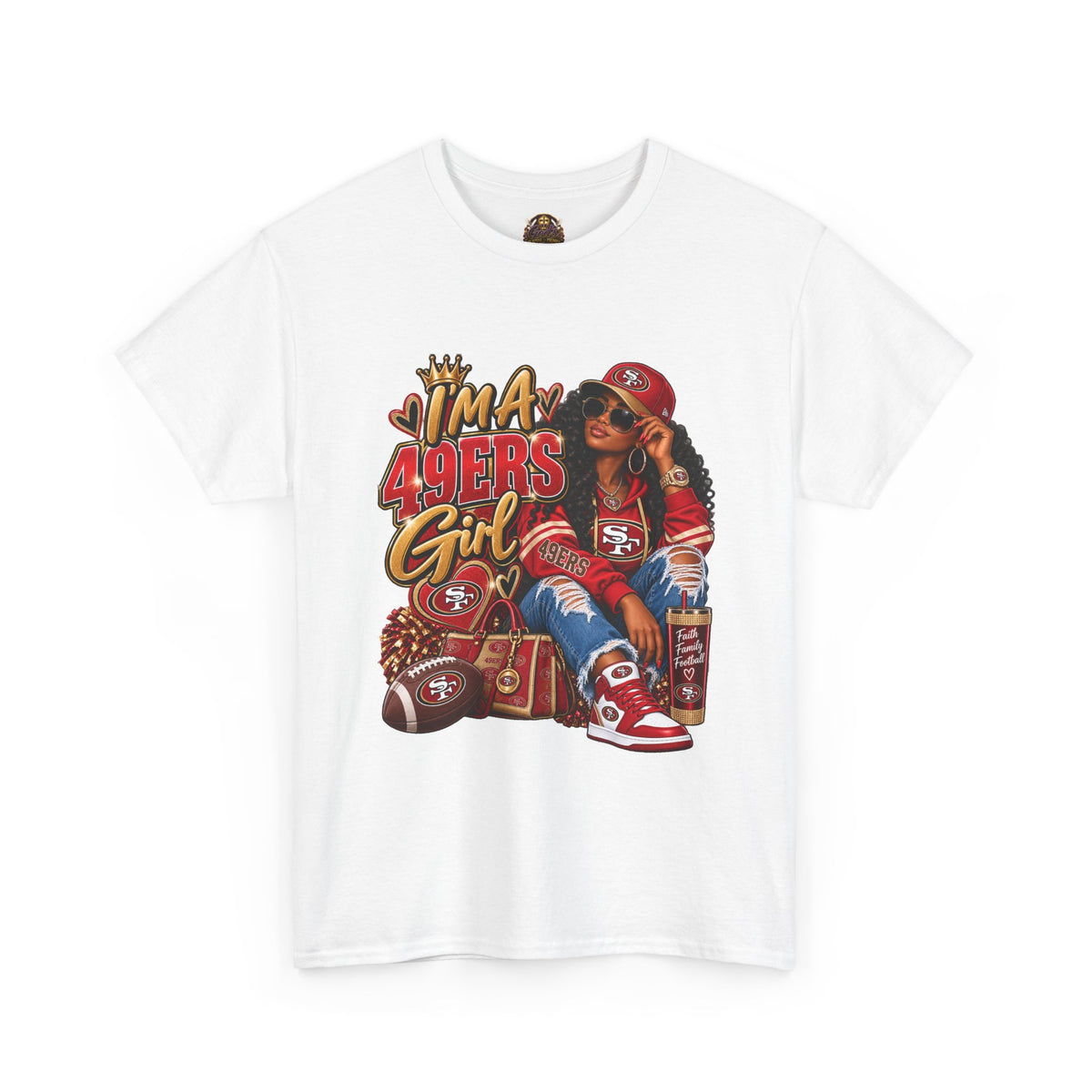 49ers Girl T-Shirt — "I'm a 49ers Girl" Fan Tee, Go Niners Football Shirt