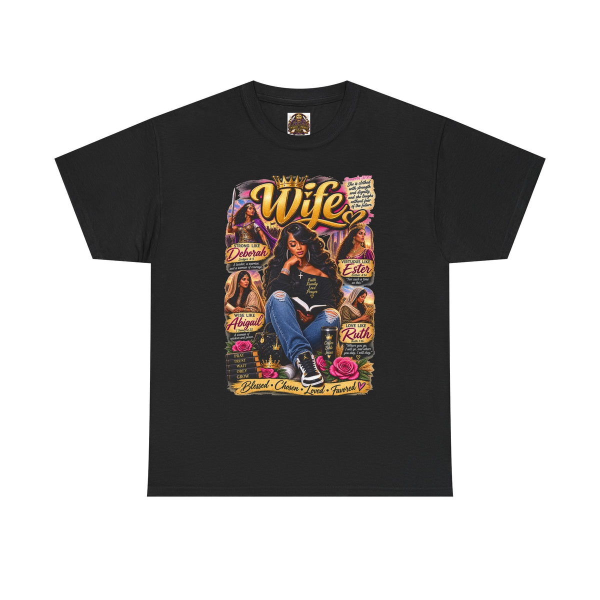 Wife Vintage Collage Tee