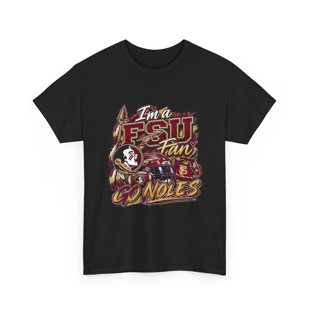 FSU Fan Tee – "I'm a FS U Fan Go Noles" Florida State Seminoles Graphic T-Shirt