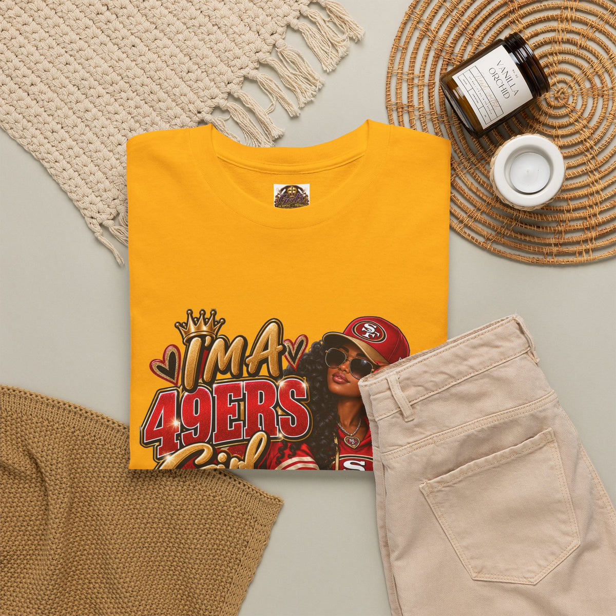 49ers Girl T-Shirt — "I'm a 49ers Girl" Fan Tee, Go Niners Football Shirt