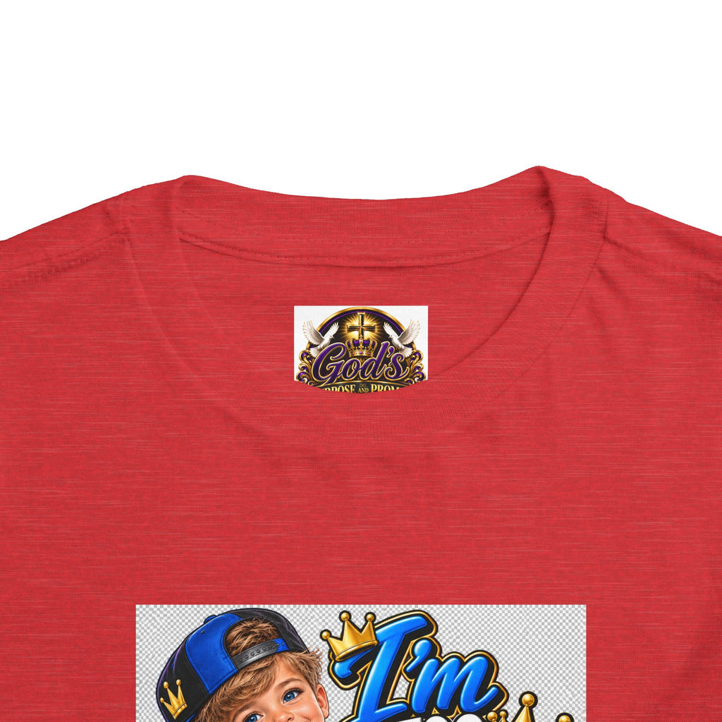 Toddler Tee — "Too Cute to Be Mom's Problem Child" Graphic