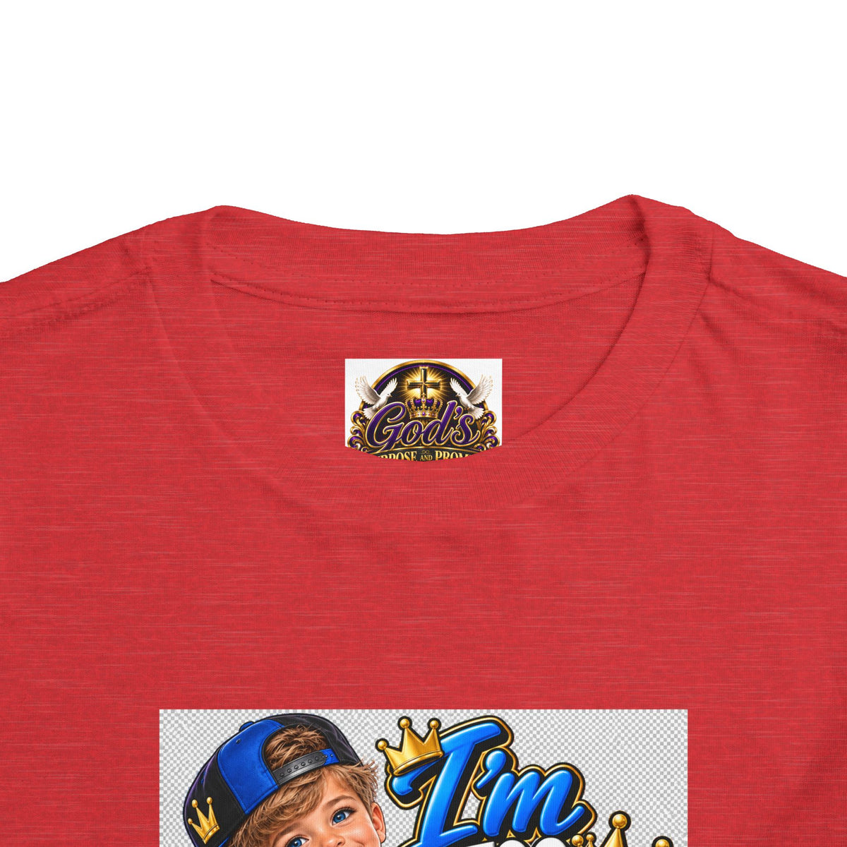 Toddler Tee — "Too Cute to Be Mom's Problem Child" Graphic