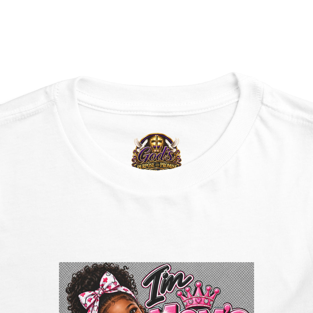 Toddler Tee - "I'm Mom's Little Doctor" Cute Kids Medical Play Graphic Shirt