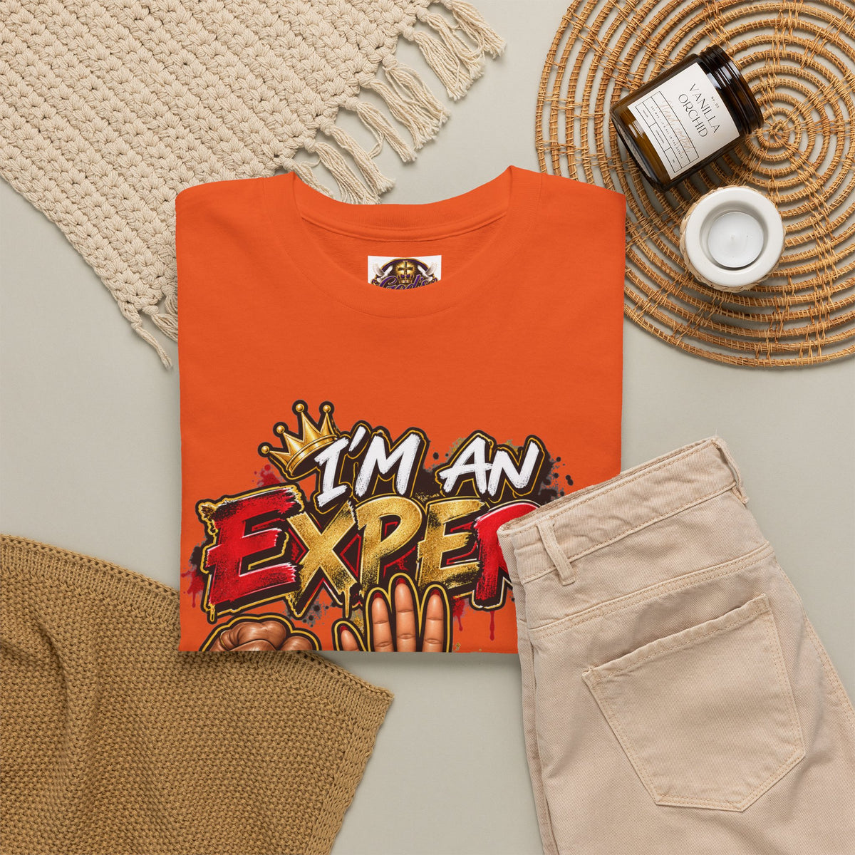 Rock Paper Scissors Expert T-Shirt – Funny Game Hands Graphic Tee