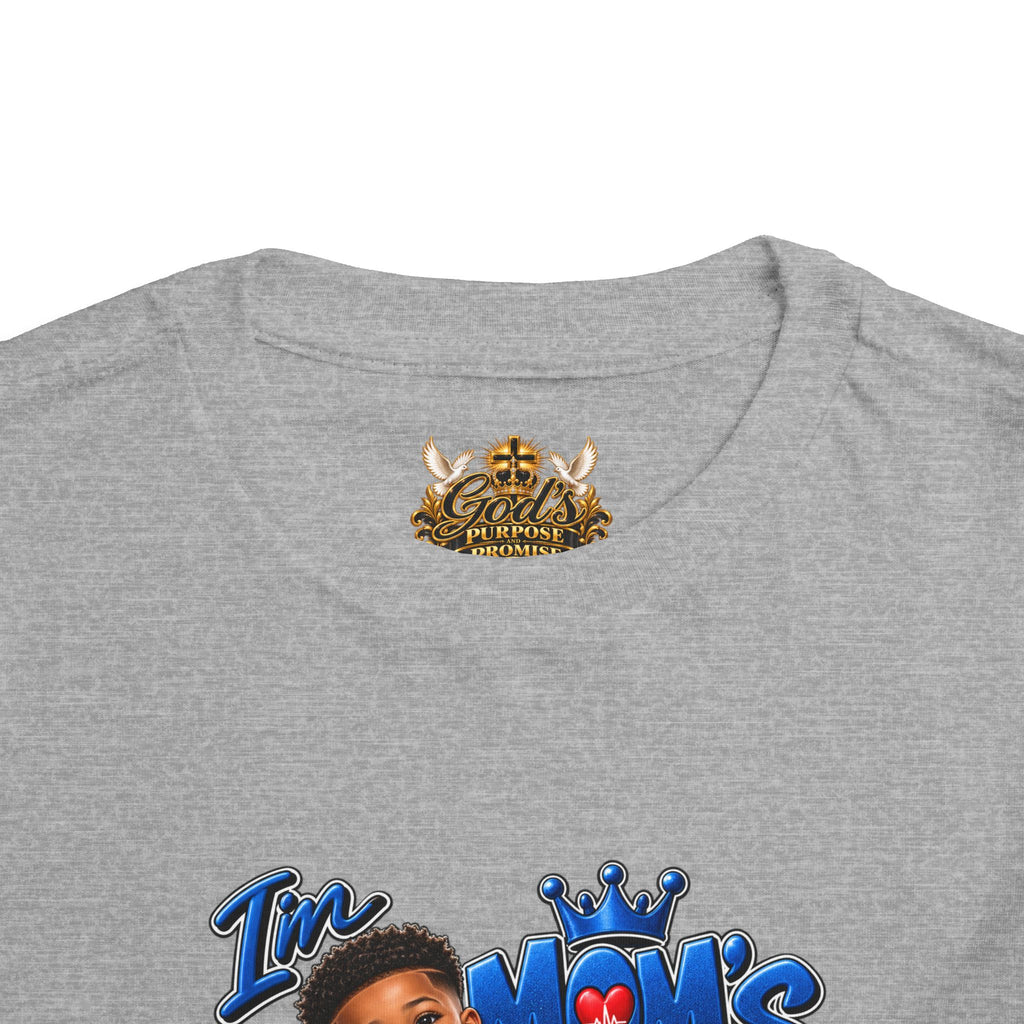 Toddler 'Mom's Little Doctor' Short Sleeve Tee - Cute Kids Doctor Playful Shirt