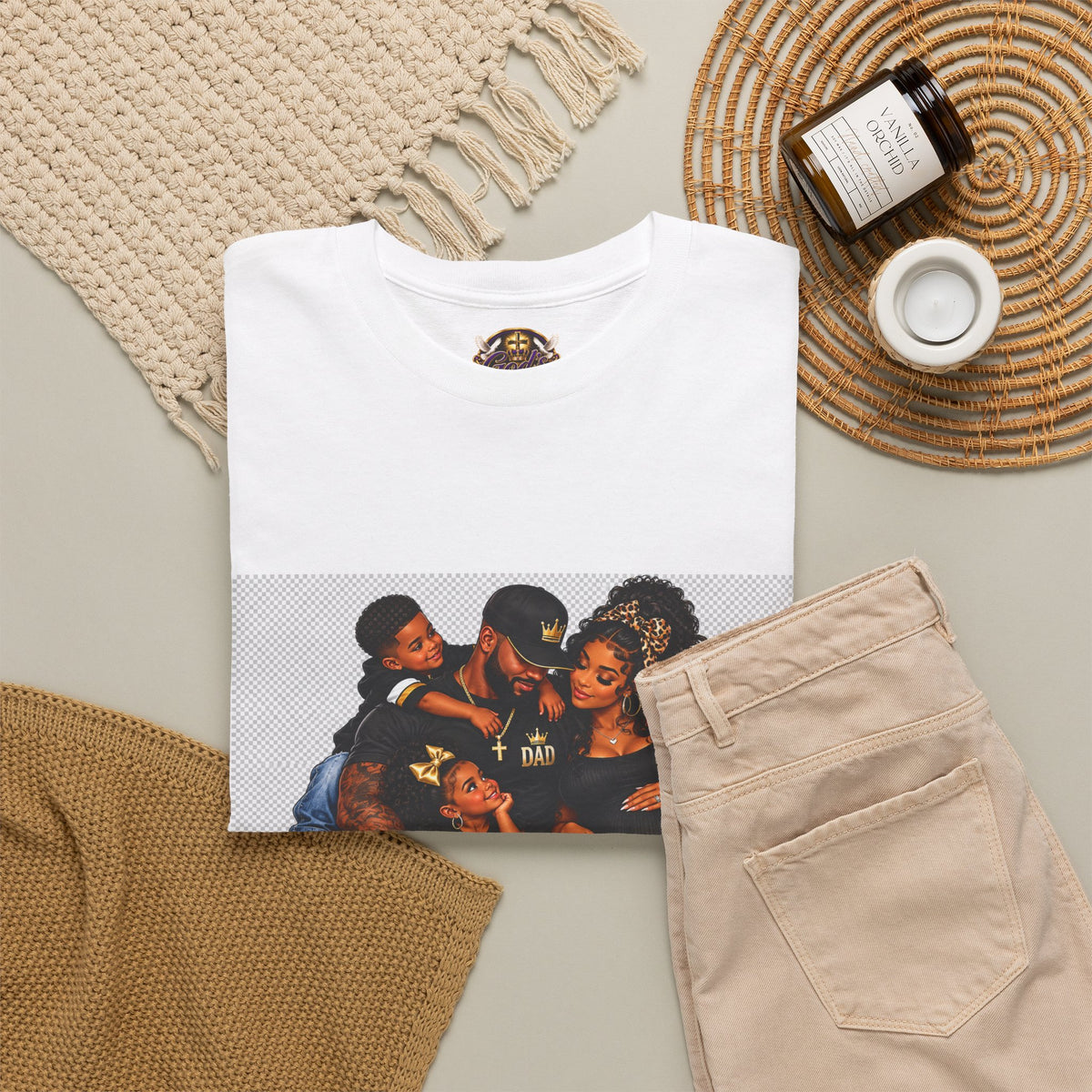 I'm a Family Man Tee — "King of My Castle" Family Graphic T-Shirt
