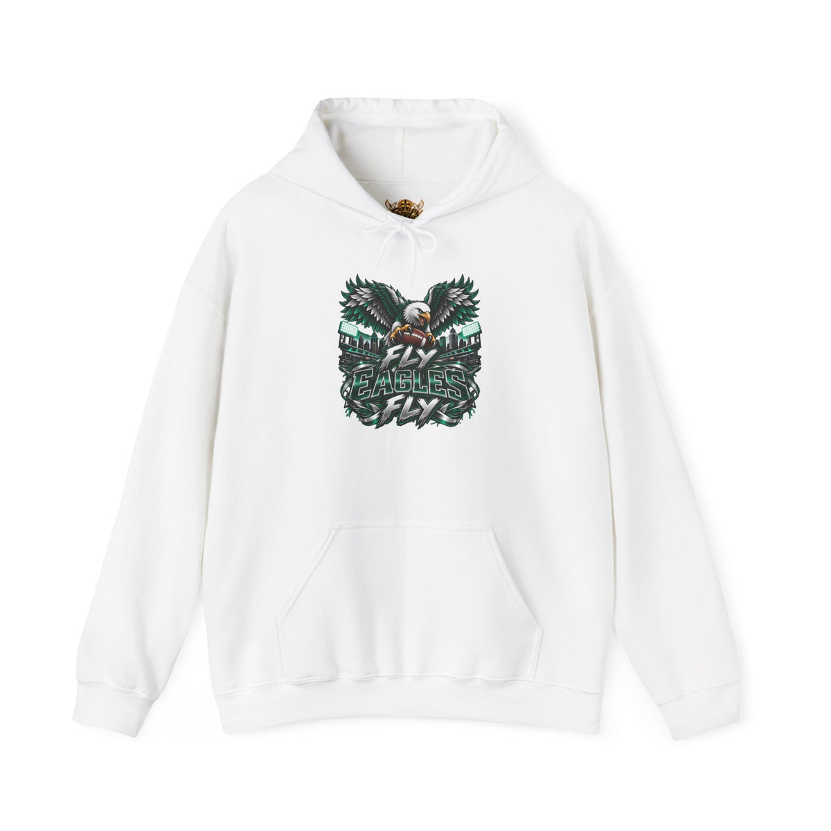 Eagles For Life Hoodie — Bold Eagle Graphic Football Fan Pullover
