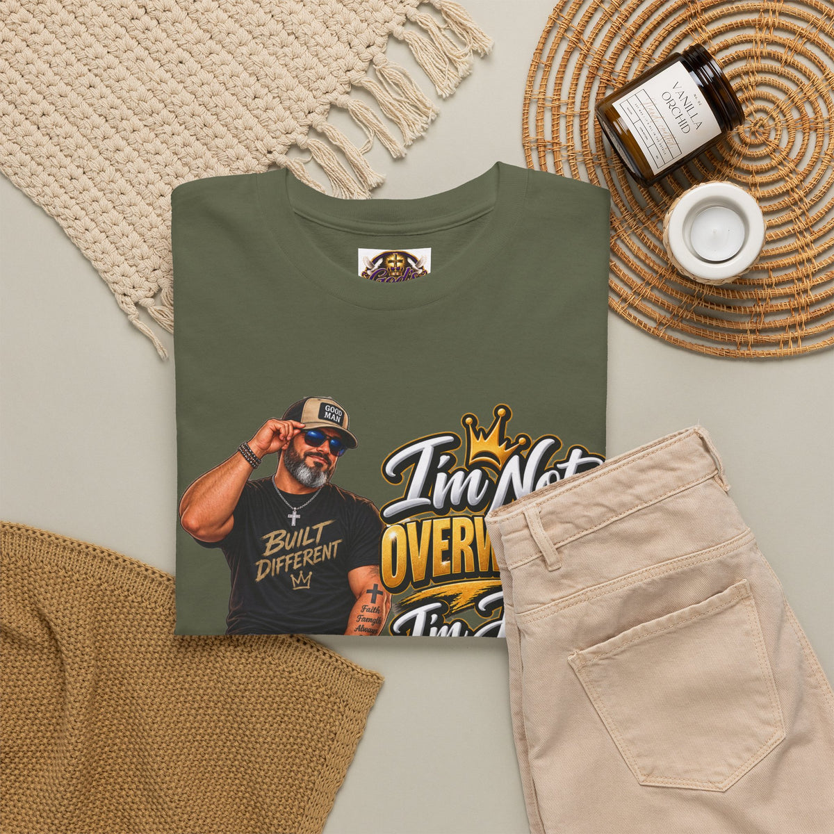 Graphic Tee — "I’m Not Overweight I’m Just A Lot To Love" Plus-Size Pride Shirt