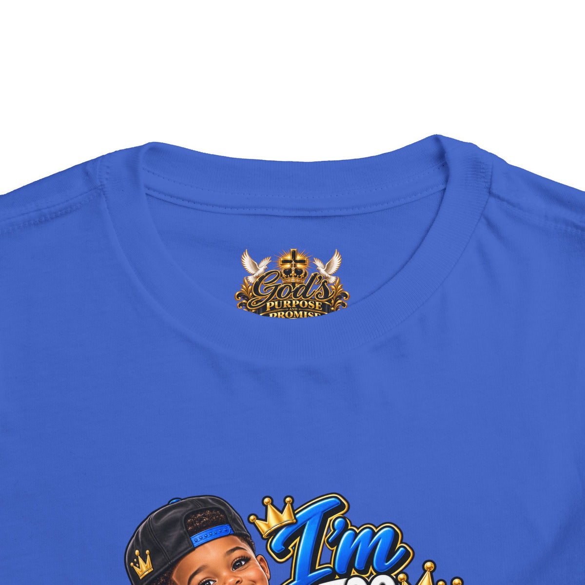 Toddler Tee — “I’m Too Cute to Be Mom’s Problem Child” Cute Boy Graphic