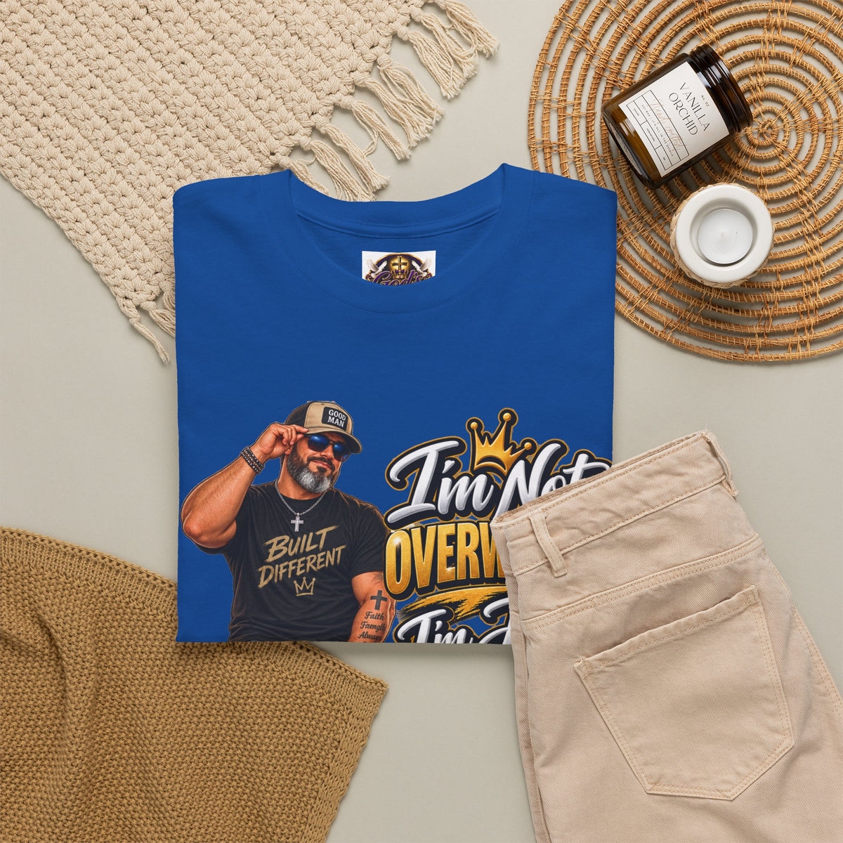 Graphic Tee — "I’m Not Overweight I’m Just A Lot To Love" Plus-Size Pride Shirt