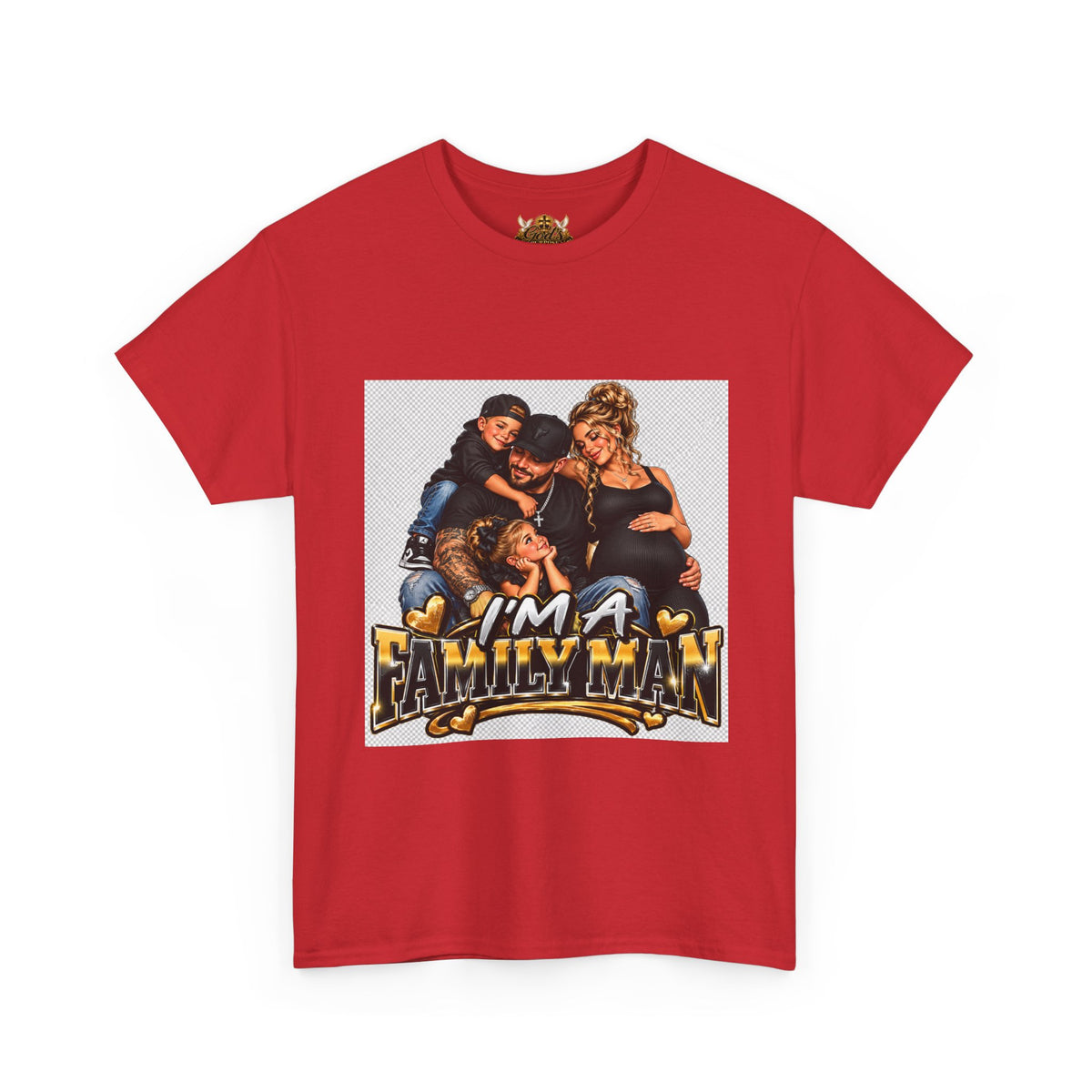 Family Man T‑Shirt — "I’m a Family Man" Front & "King of My Castle" Back Tee