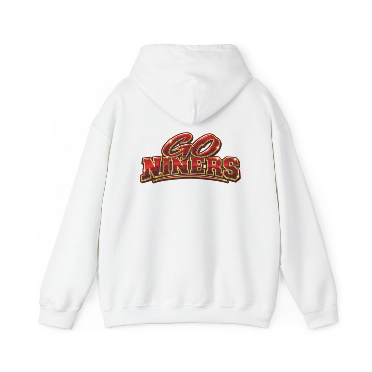 49ers Retro Fan Hoodie — "Go Niners" Vintage Football Graphic