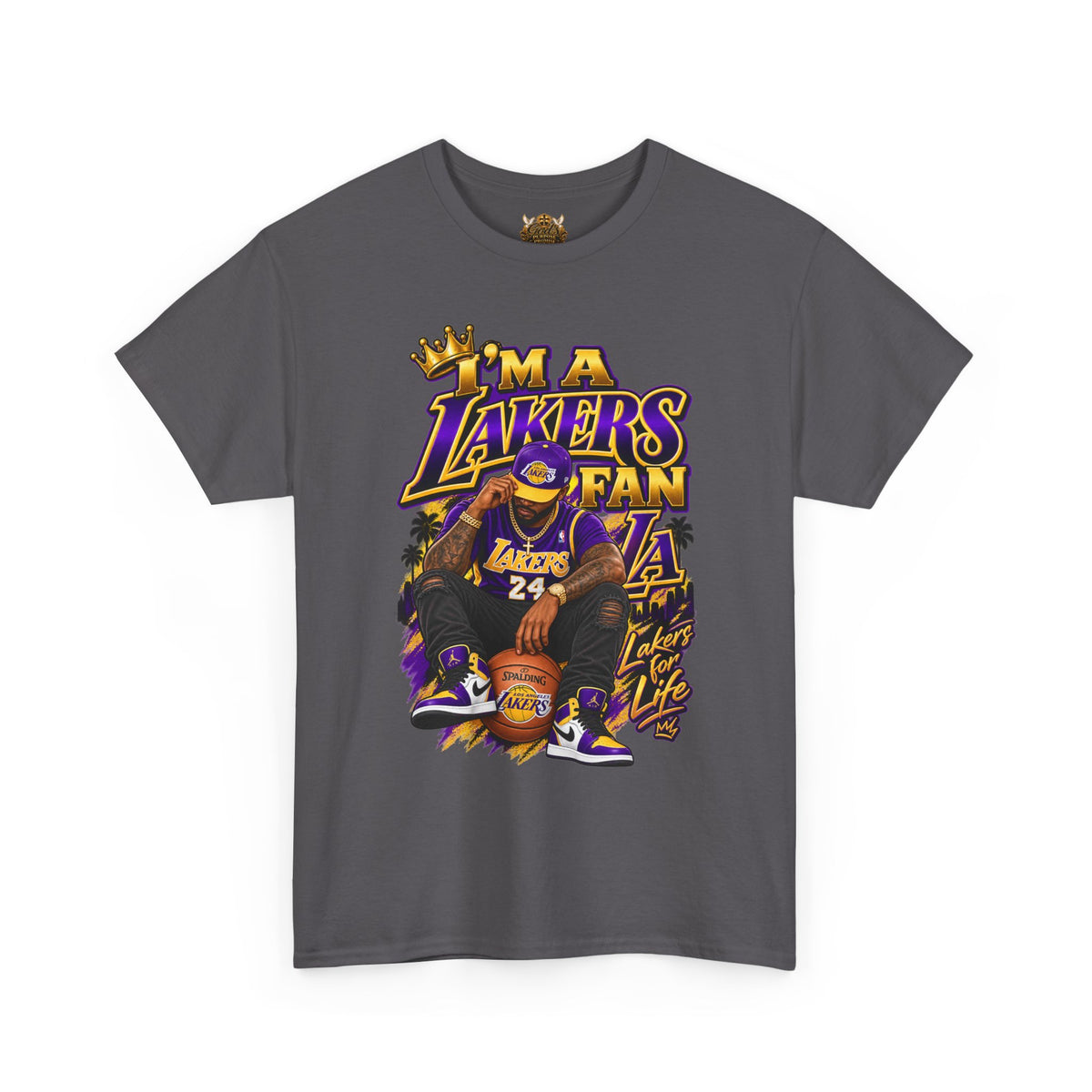 Lakers For Life T-Shirt – I’m a Lakers Fan Graphic Tee