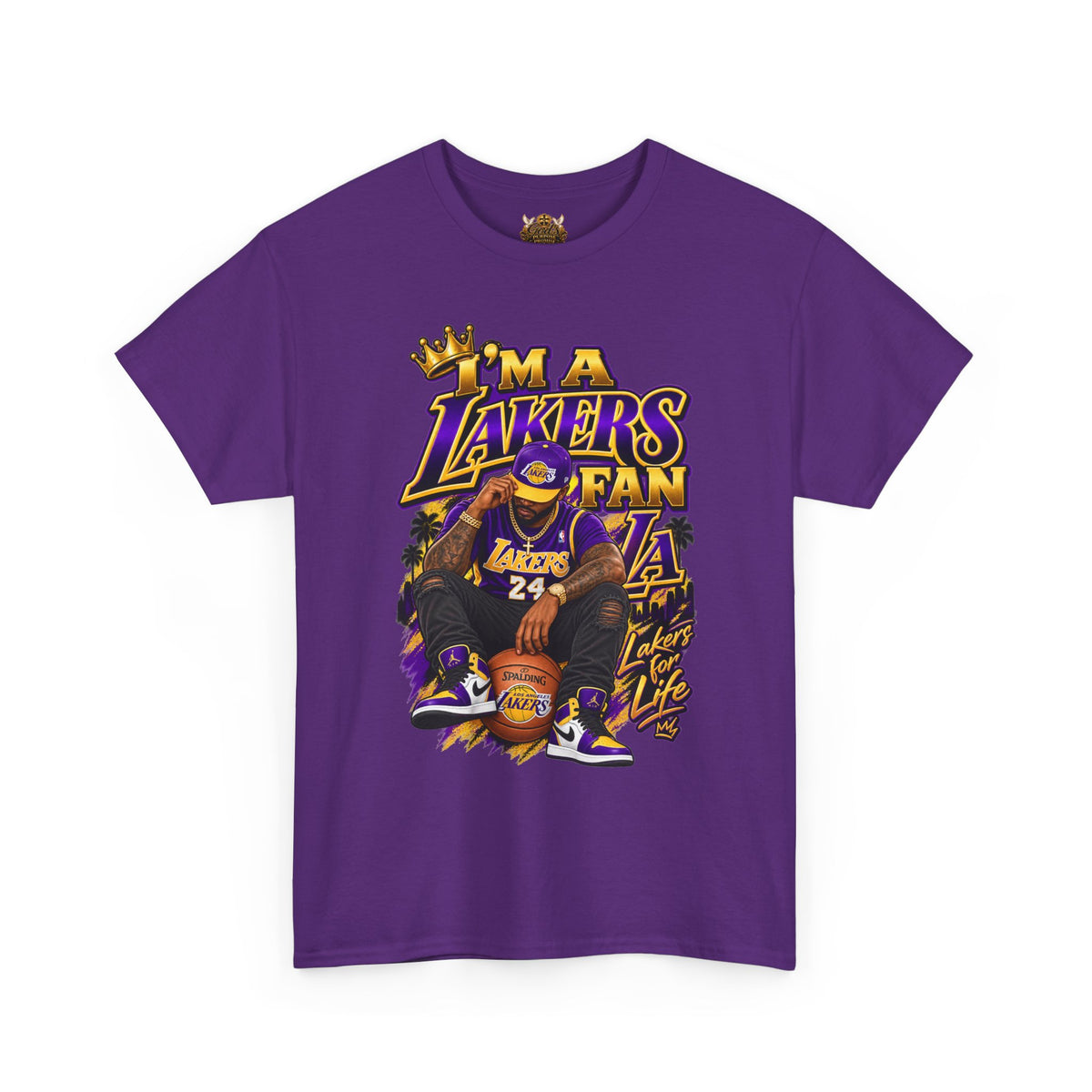 Lakers For Life T-Shirt – I’m a Lakers Fan Graphic Tee