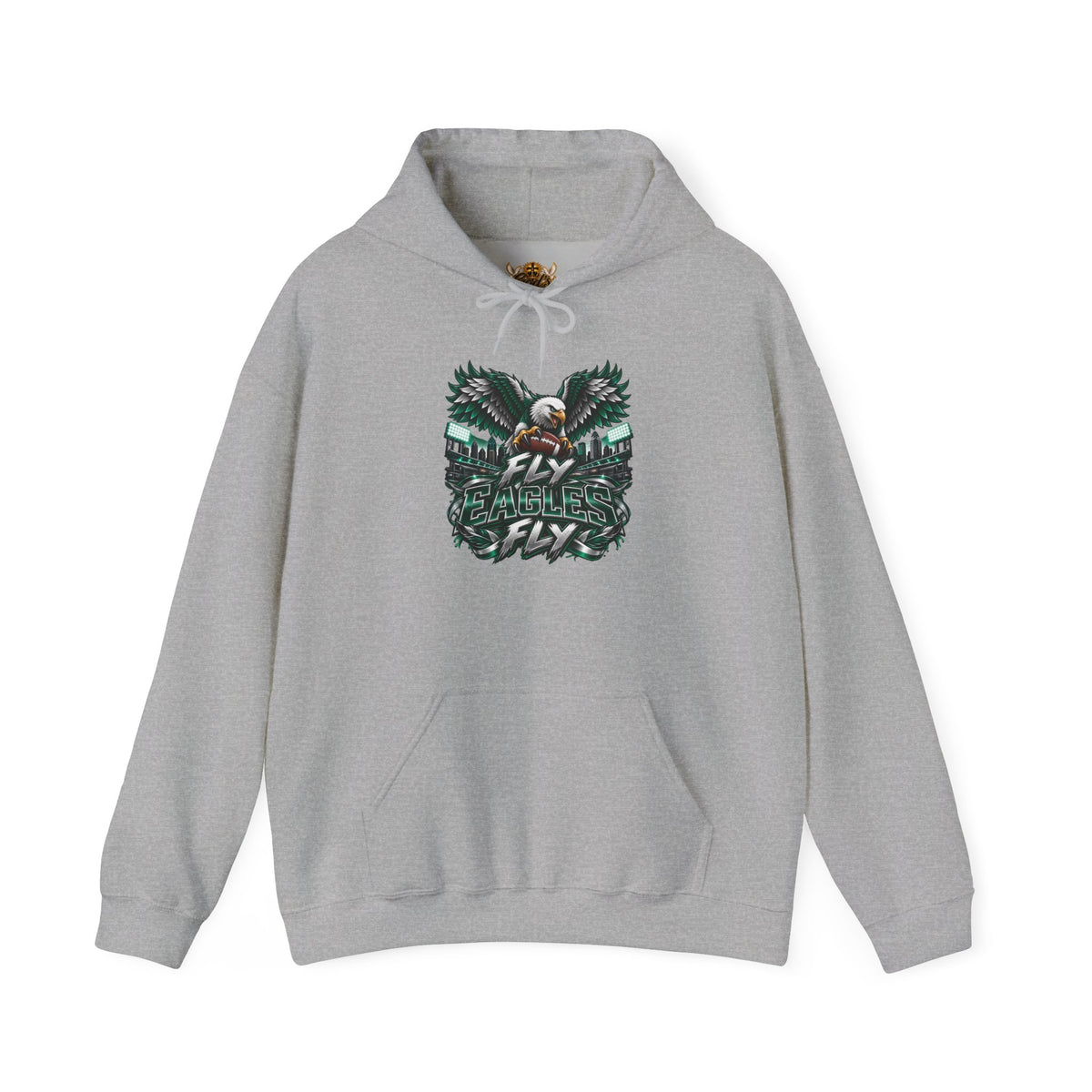 Eagles For Life Hoodie — Bold Eagle Graphic Football Fan Pullover