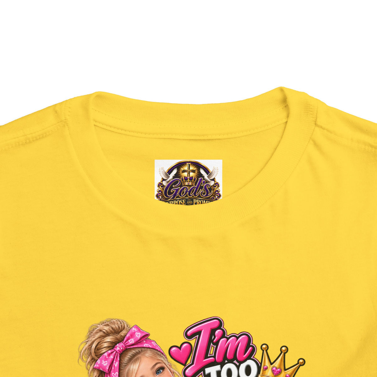 Toddler Tee — "I'm Too Cute to Be Mom's Problem Child" Graphic Top