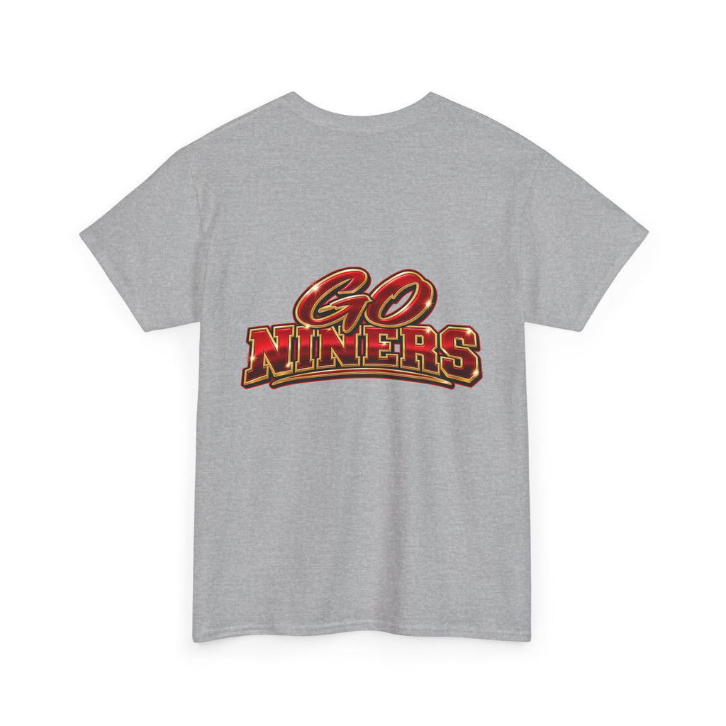 49ers Girl T-Shirt — "I'm a 49ers Girl" Fan Tee with Go Niners Backprint