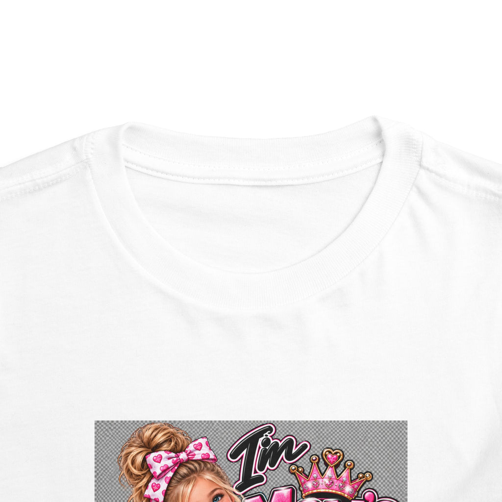 Toddler Tee — "I'm My Mom's Little Doctor" Cute Pink Doctor Playtime Shirt
