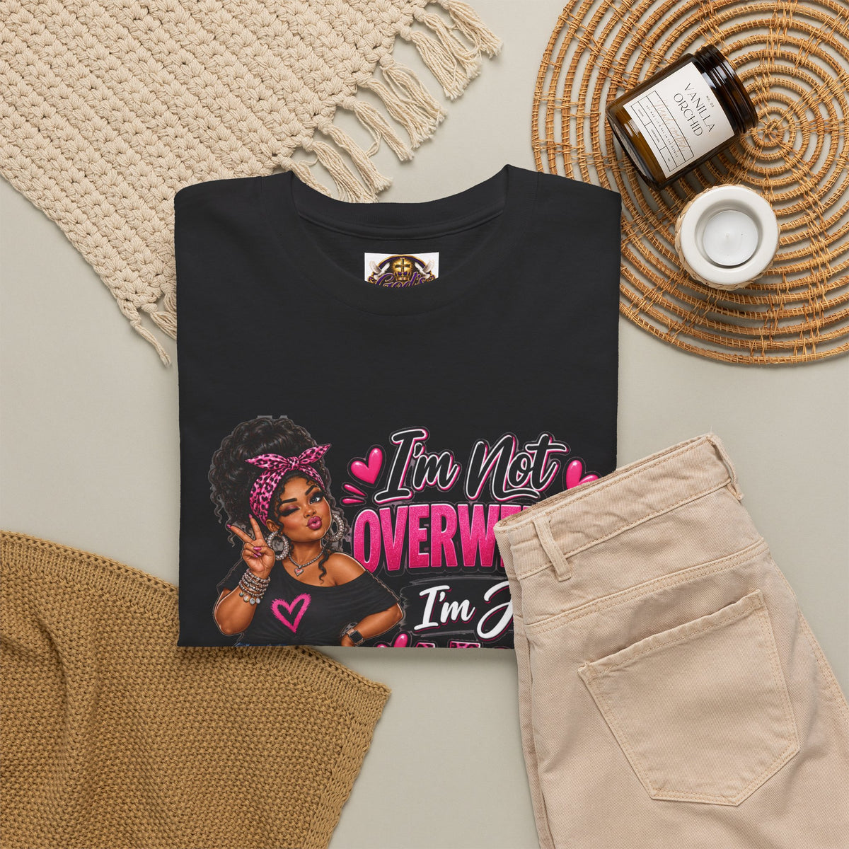 “I’m Not Overweight I’m Just A Lot To Love” Plus-Size Empowerment T-Shirt