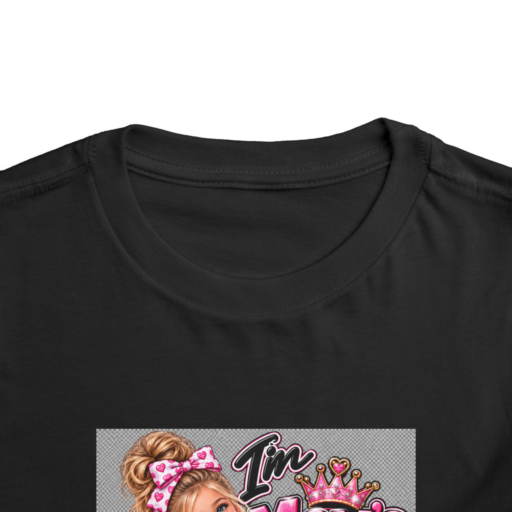 Toddler Tee — "I'm My Mom's Little Doctor" Cute Pink Doctor Playtime Shirt