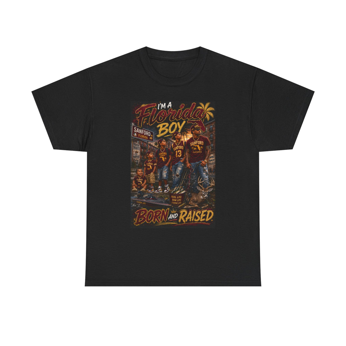 Florida Boy Born and Raised T-Shirt