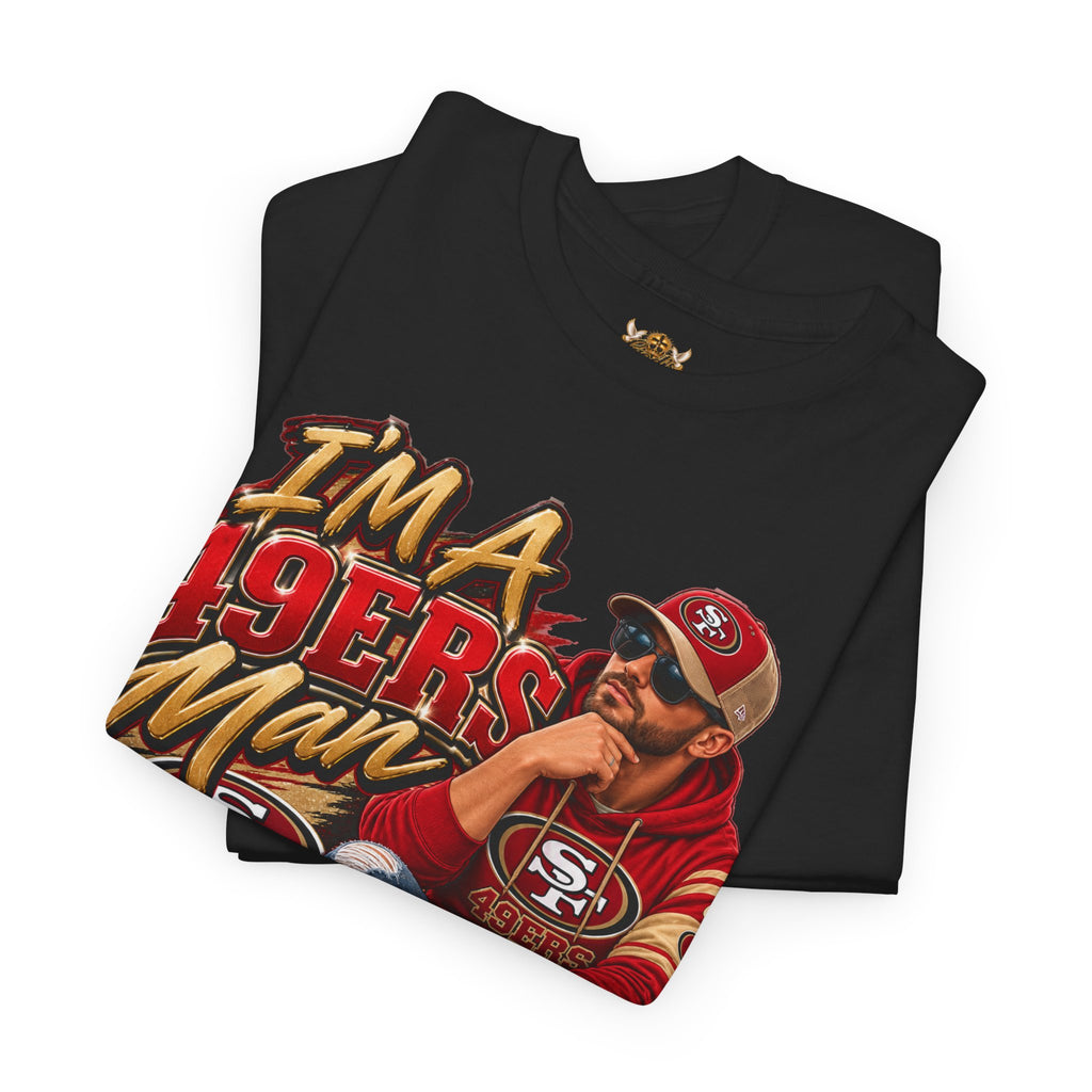 49ers Fan T-Shirt - "I'm a 49ers Man" Vintage Football Tee