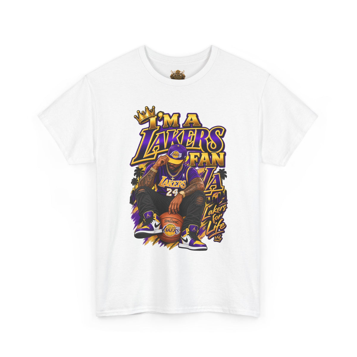 Lakers For Life T-Shirt – I’m a Lakers Fan Graphic Tee