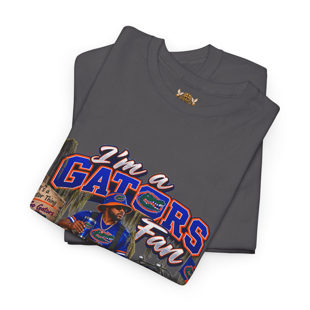 Gators Fan T-Shirt – “I’m a Gators Fan / Gator For Life” Swamp Football Tee