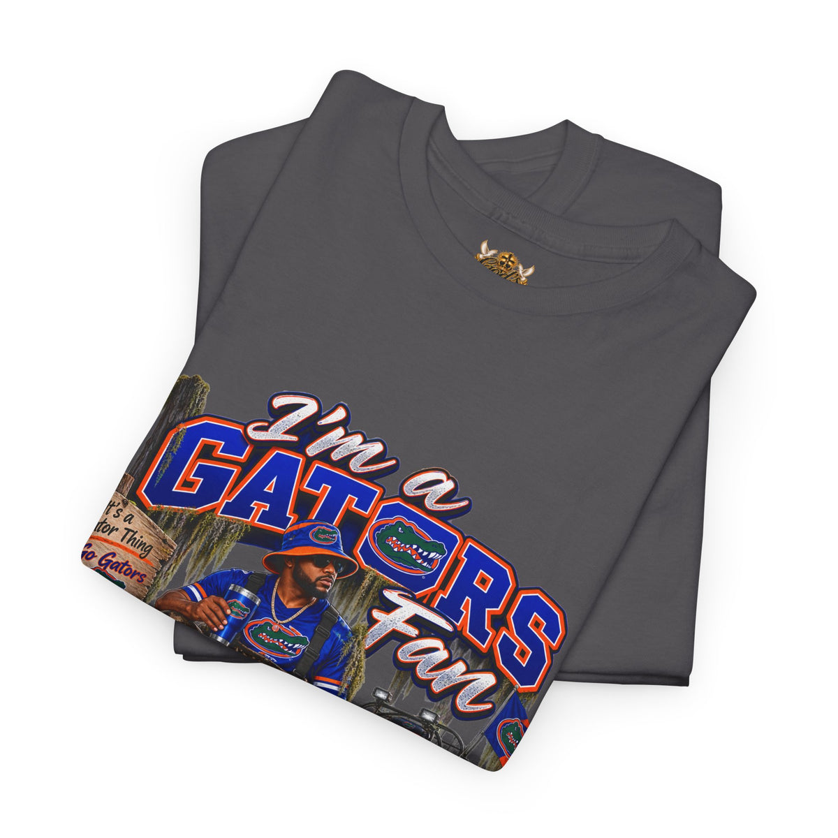 Gators Fan T-Shirt – “I’m a Gators Fan / Gator For Life” Swamp Football Tee