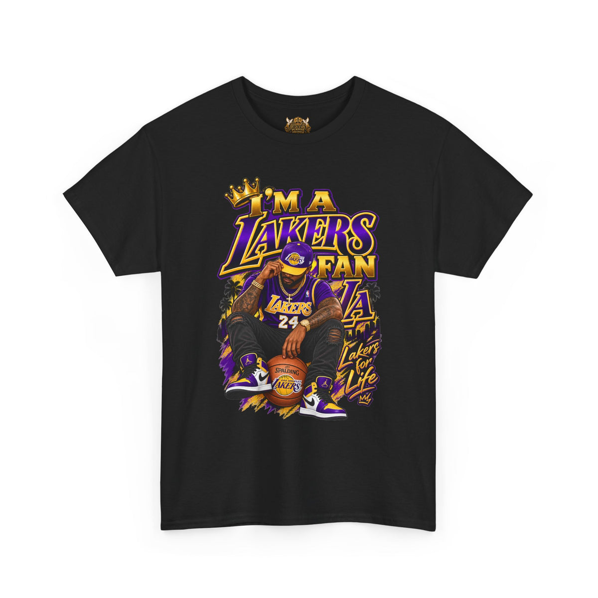 Lakers For Life T-Shirt – I’m a Lakers Fan Graphic Tee
