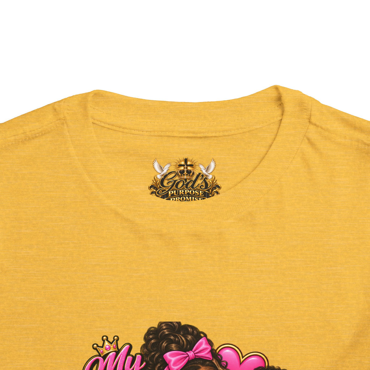 Toddler Tee — “My Mom Calls Me Her Little Princess” Cute Pink Princess Graphic